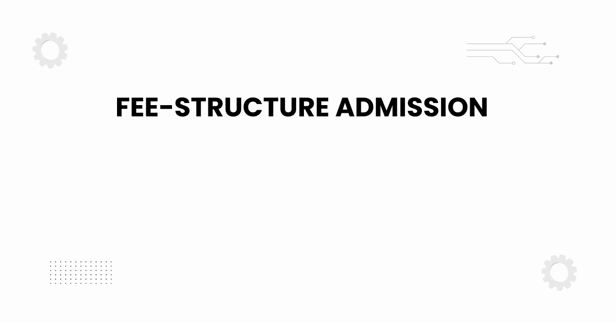 fee-structure admission