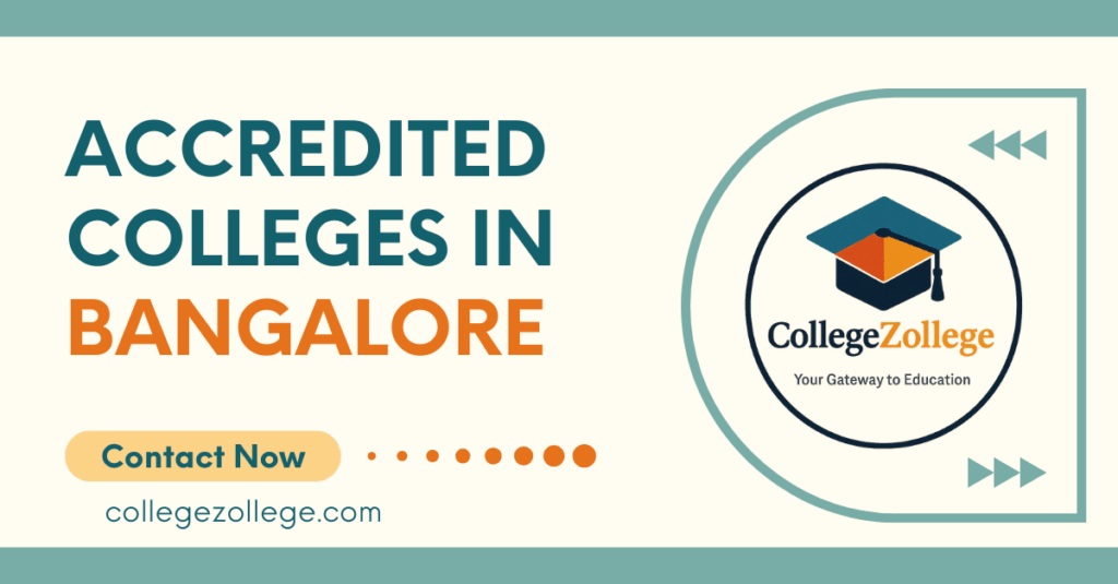 Students walking on a modern campus of accredited colleges in Bangalore