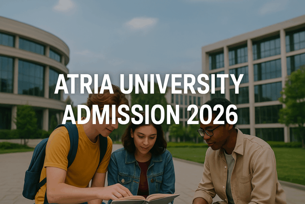 Students learning about Atria University admission 2026