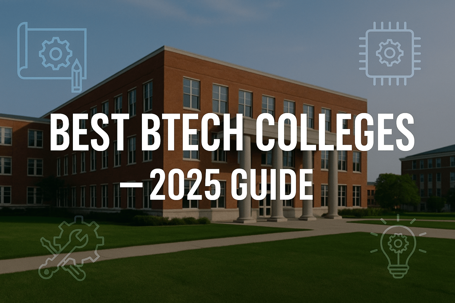 Featured image for best BTech colleges 2025 guide