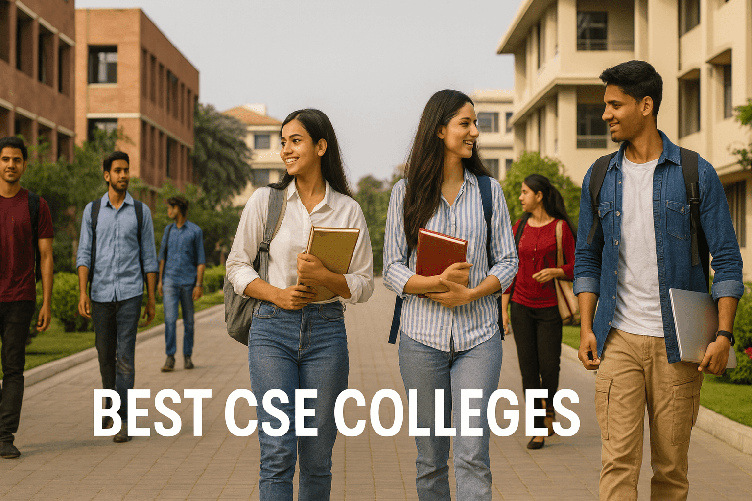 Featured image displaying a campus scene representing the best CSE colleges