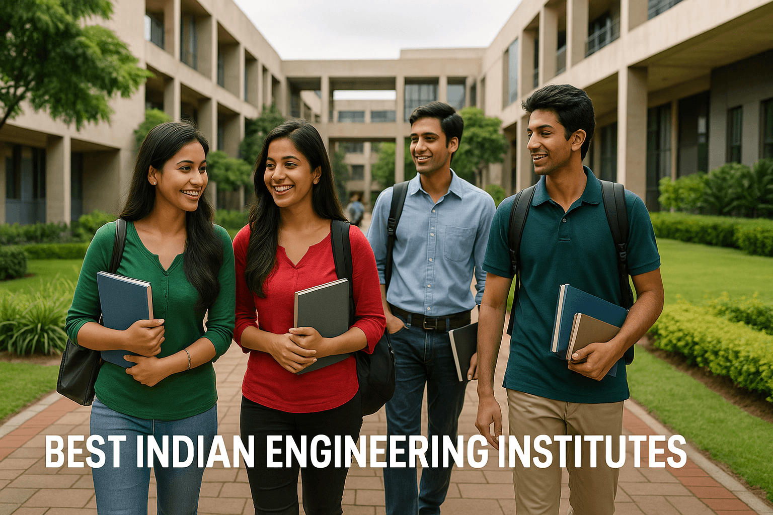 Banner showing the best indian engineering institutes guide for students.