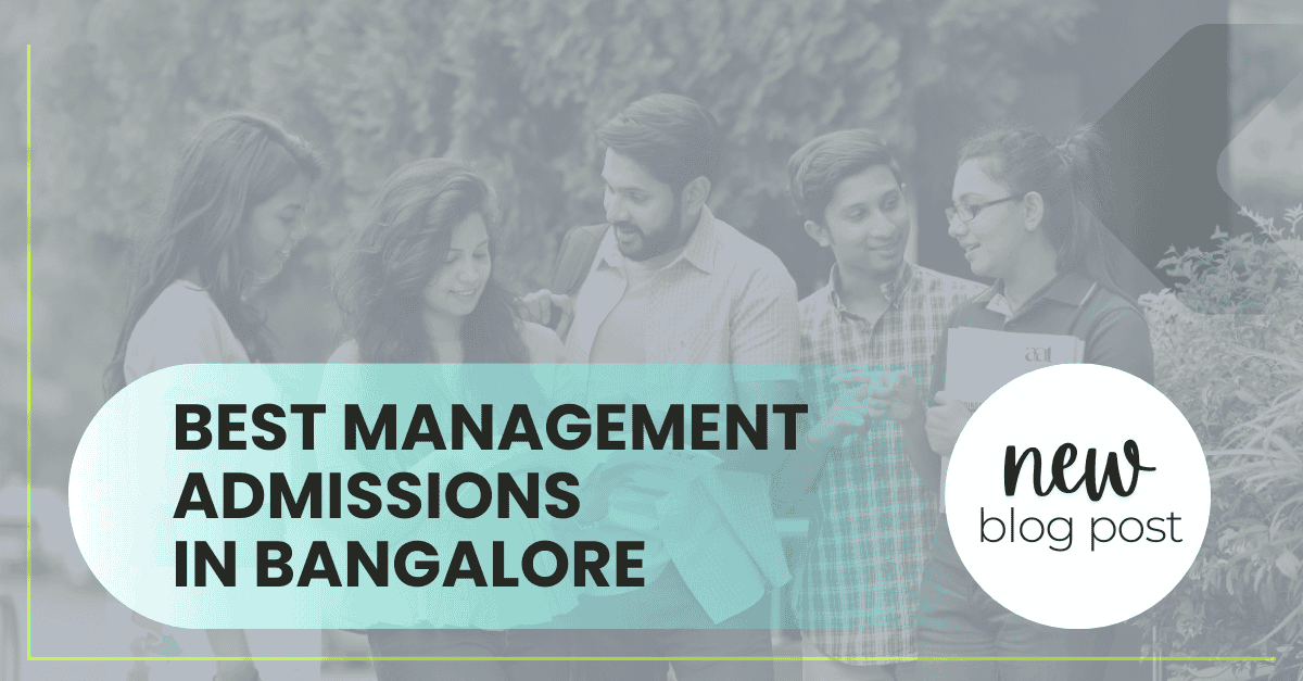 College campus with students exploring the best management admission in Bangalore