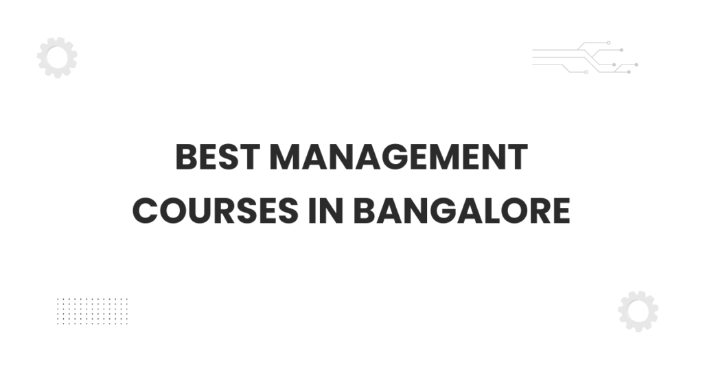 Students at campus representing the best management programs in Bangalore