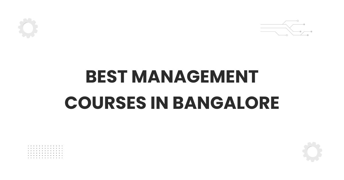 Students at campus representing the best management programs in Bangalore