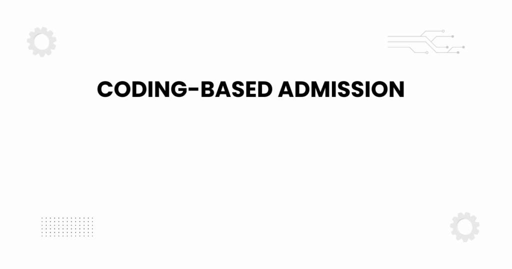 coding-based admission