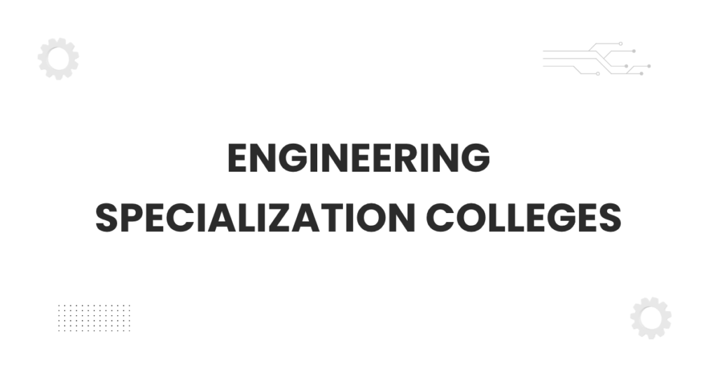 Engineering specialization colleges students walking on campus