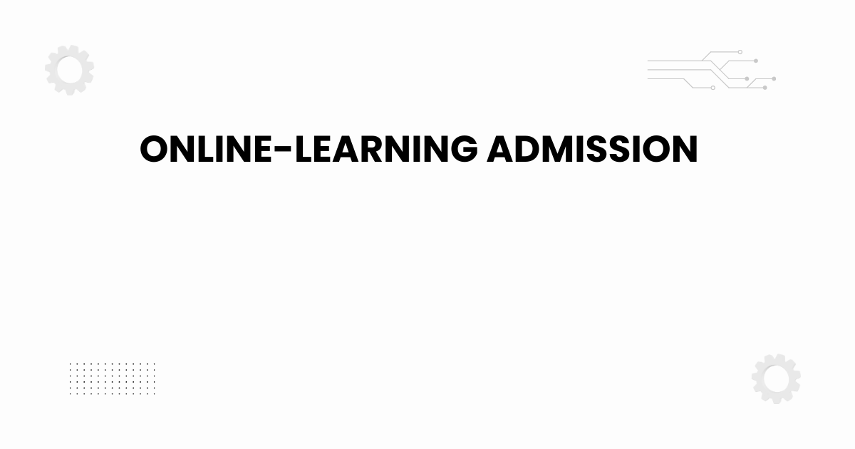 online-learning admission