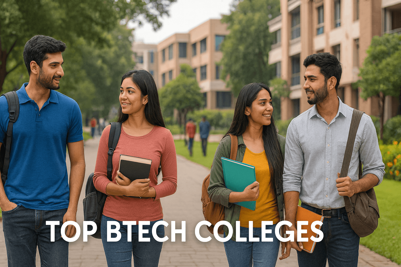 Featured image showing top BTech colleges in India