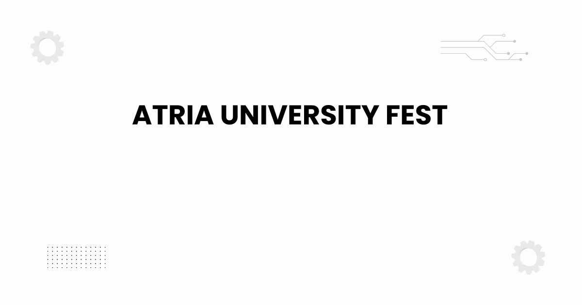 Atria University fest