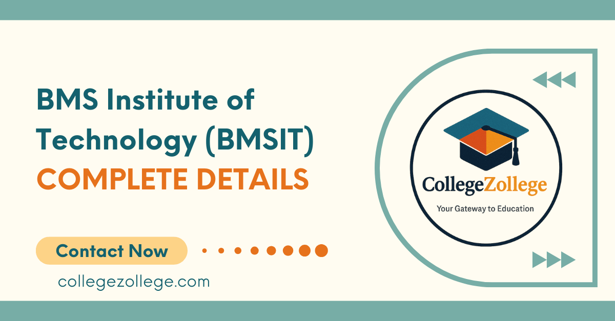 Modern campus view for bms institute of technology bangalore admission