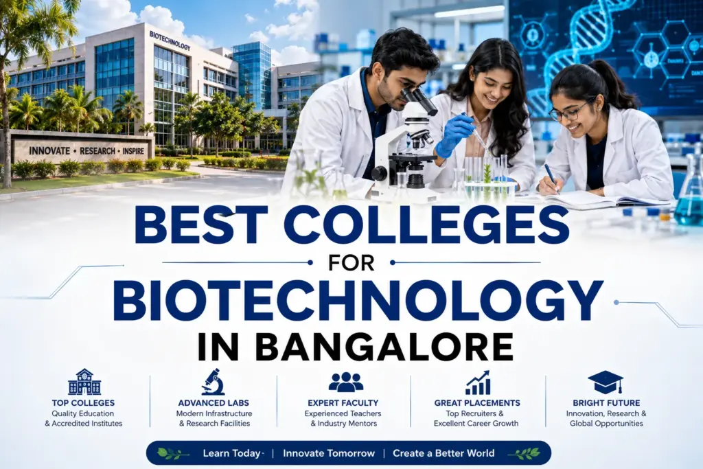 best colleges for biotechnology in bangalore