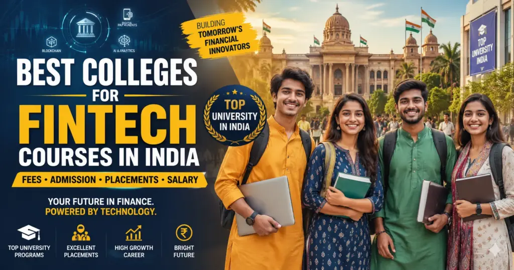 best colleges for fintech courses in india