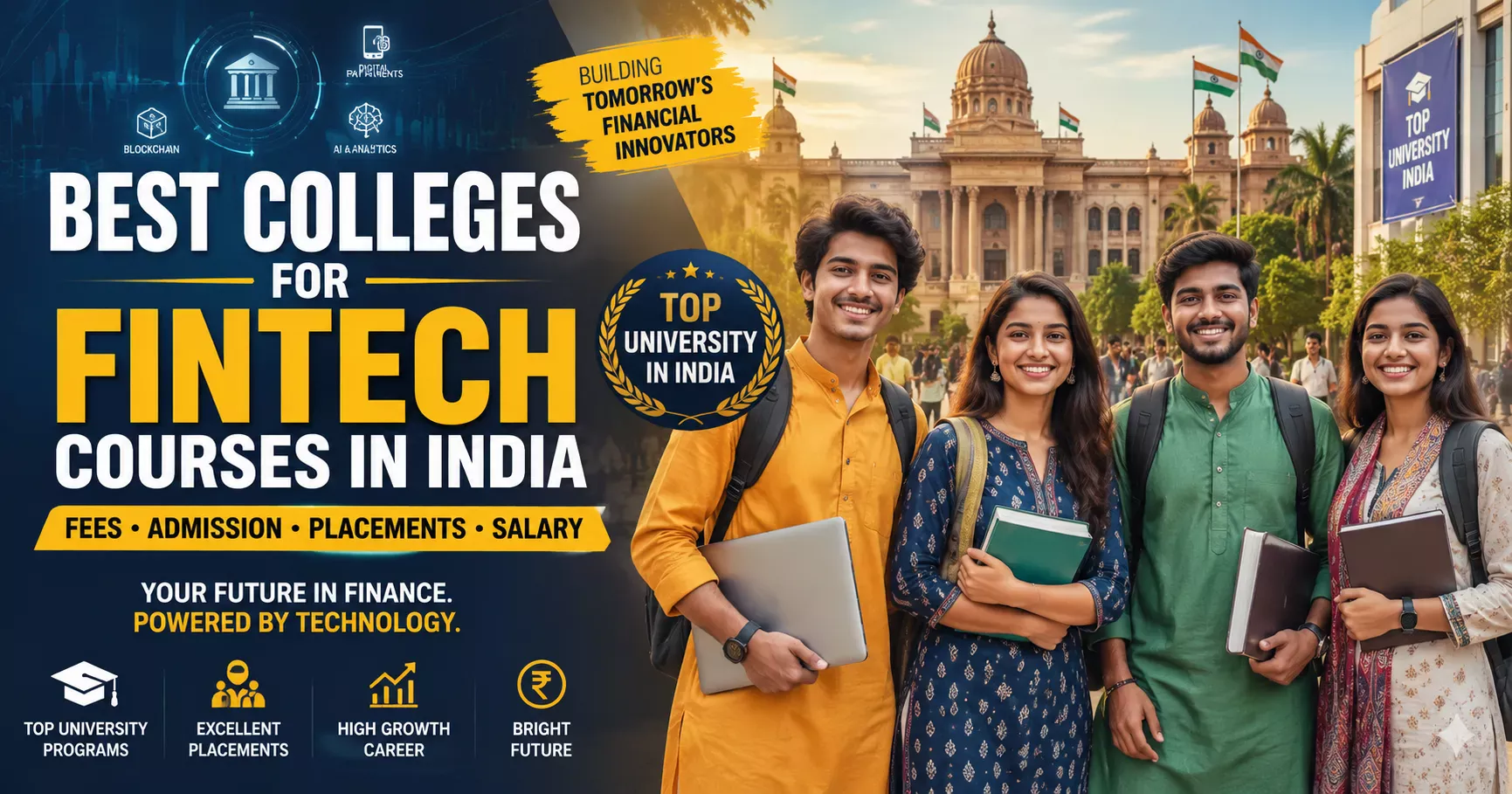 best colleges for fintech courses in india
