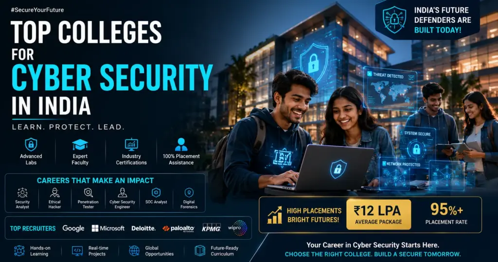 top colleges for cyber security in india