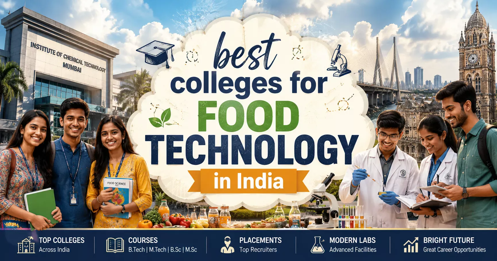 Best Colleges for Food Technology in India