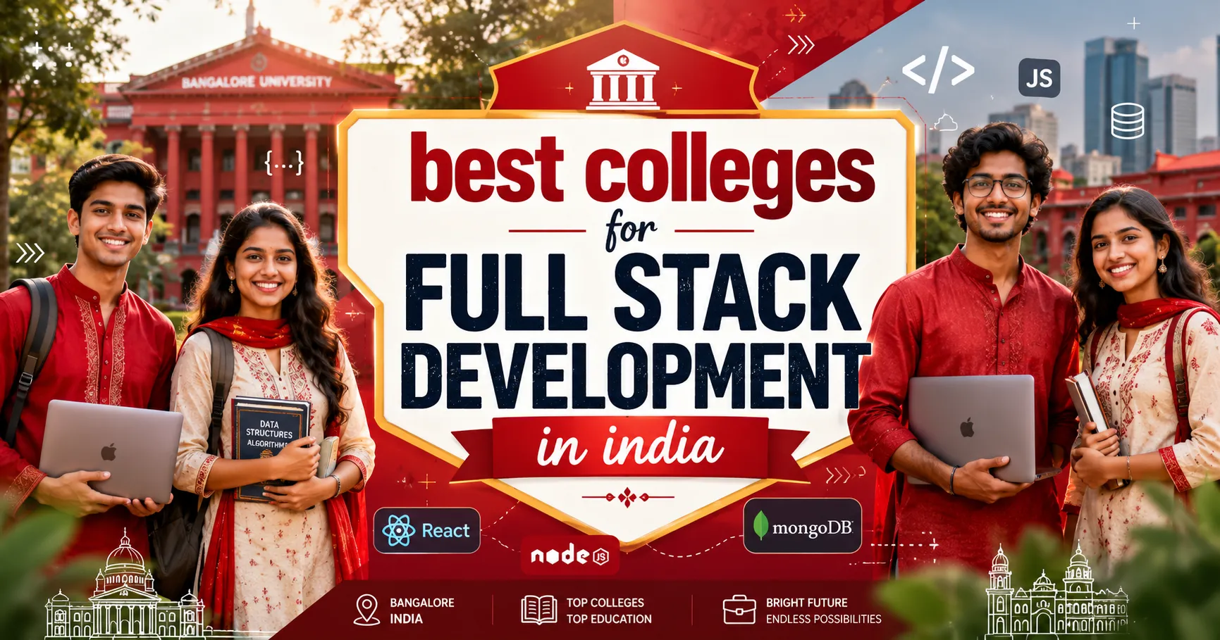 best colleges for full stack development in india
